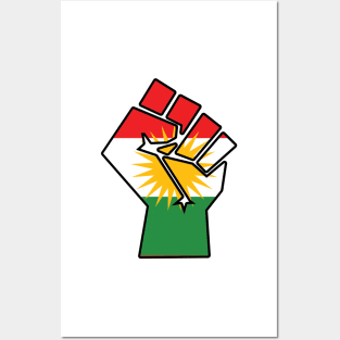 Kurdish Fist of Resistance Posters and Art